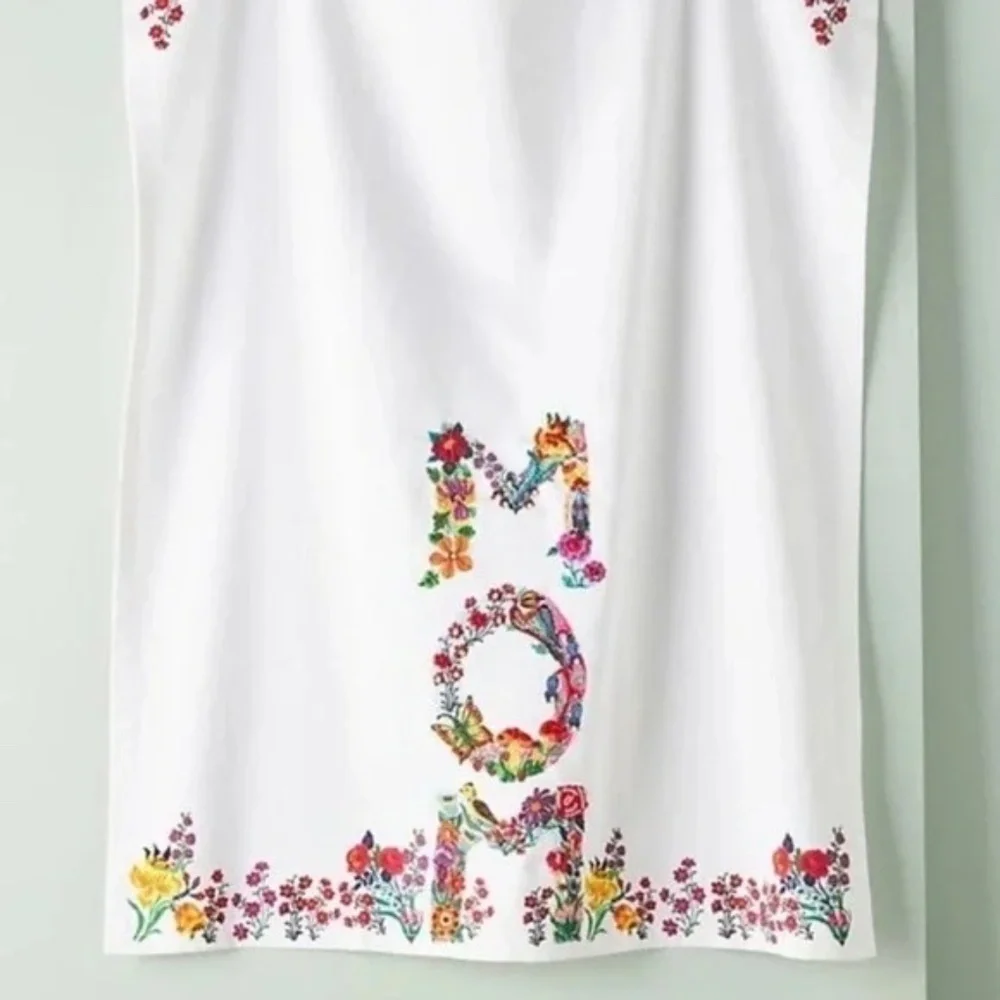 NWT Anthropologie Nathalie Lete MOM Kitchen Dish Tea Towel
